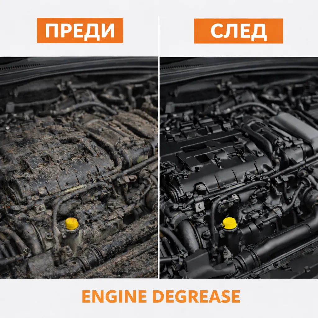 ENGINE DEGREASE – Обезмасляване на двигателен отсек