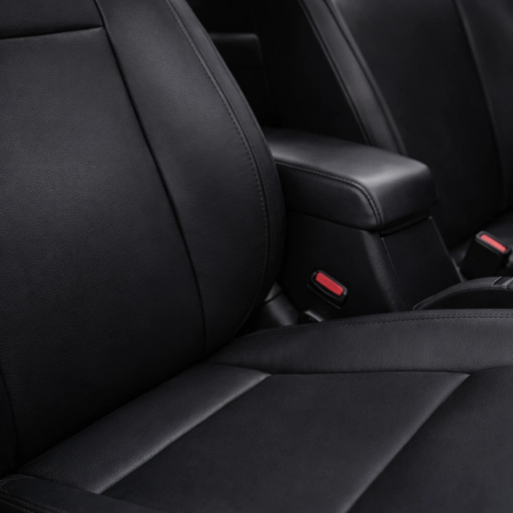 alt="Чиста кожена седалка след INTERIOR CLEAN"