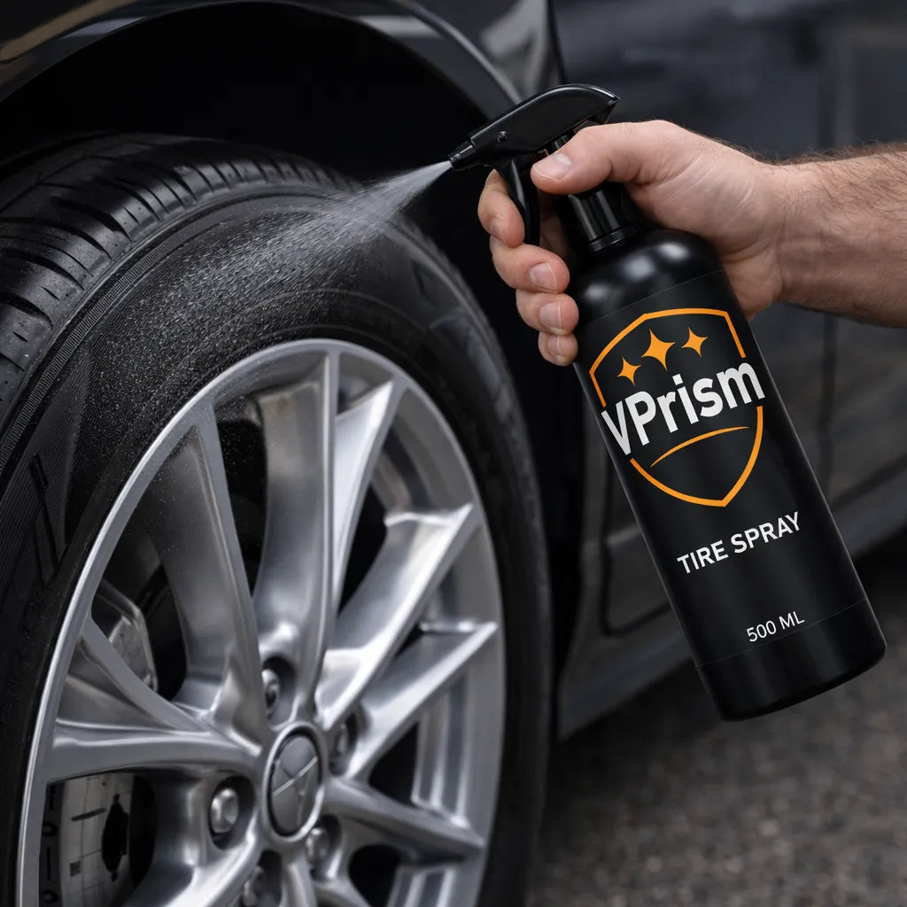TIRE SPRAY – Освежаване и защита на гуми