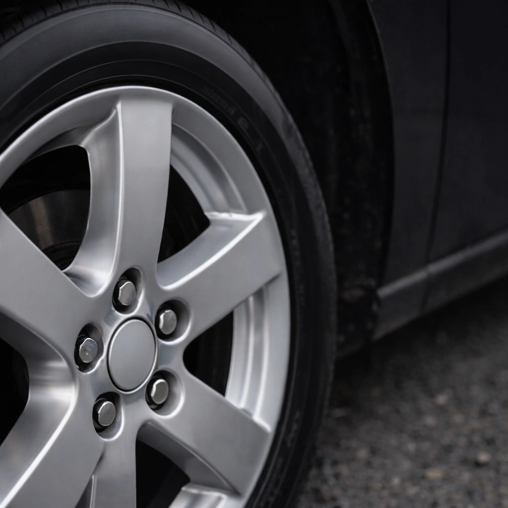 alt="Почистена джанта с WHEEL CLEAN"