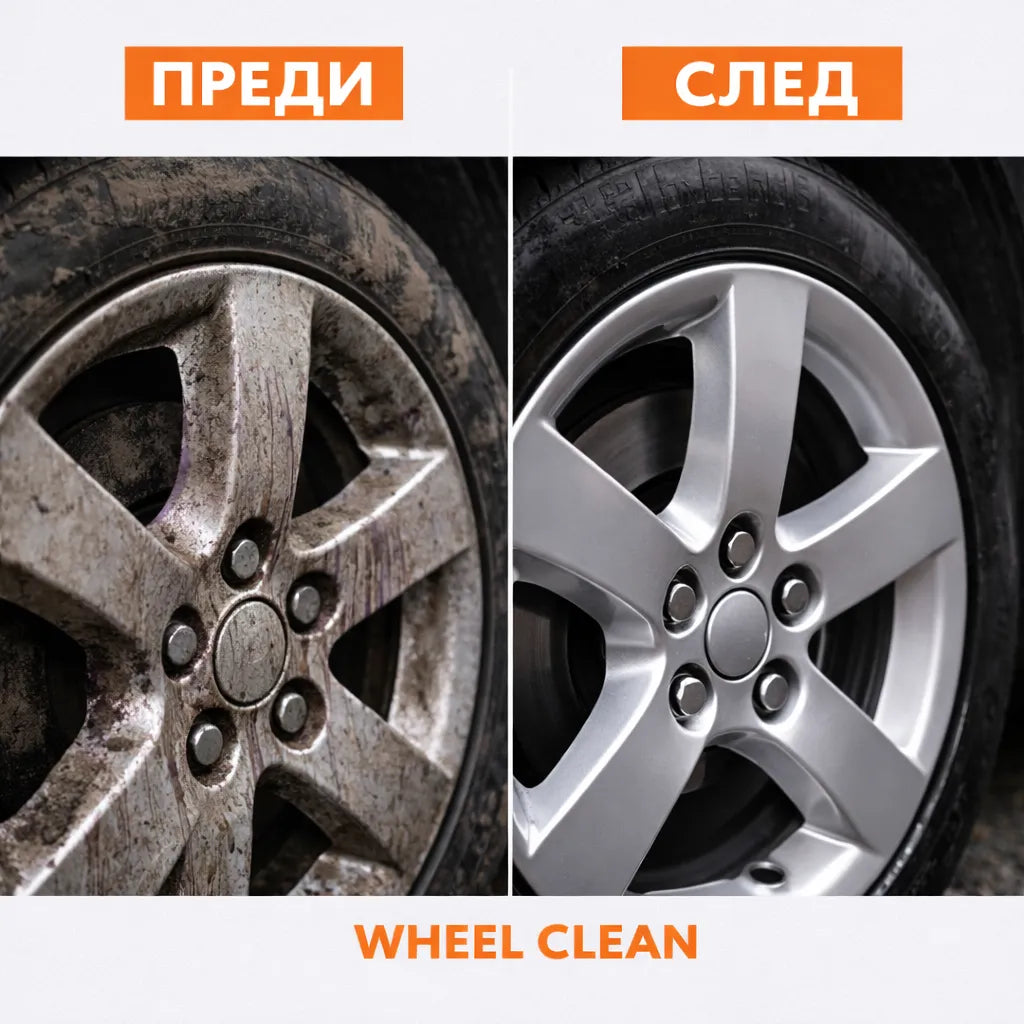 WHEEL CLEAN – Почистване на джанти и силни външни замърсявания